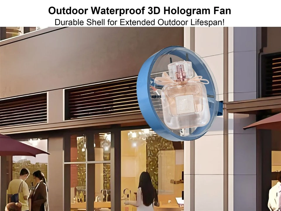 Outdoor Waterproof Dual Sides 3d Fan Display